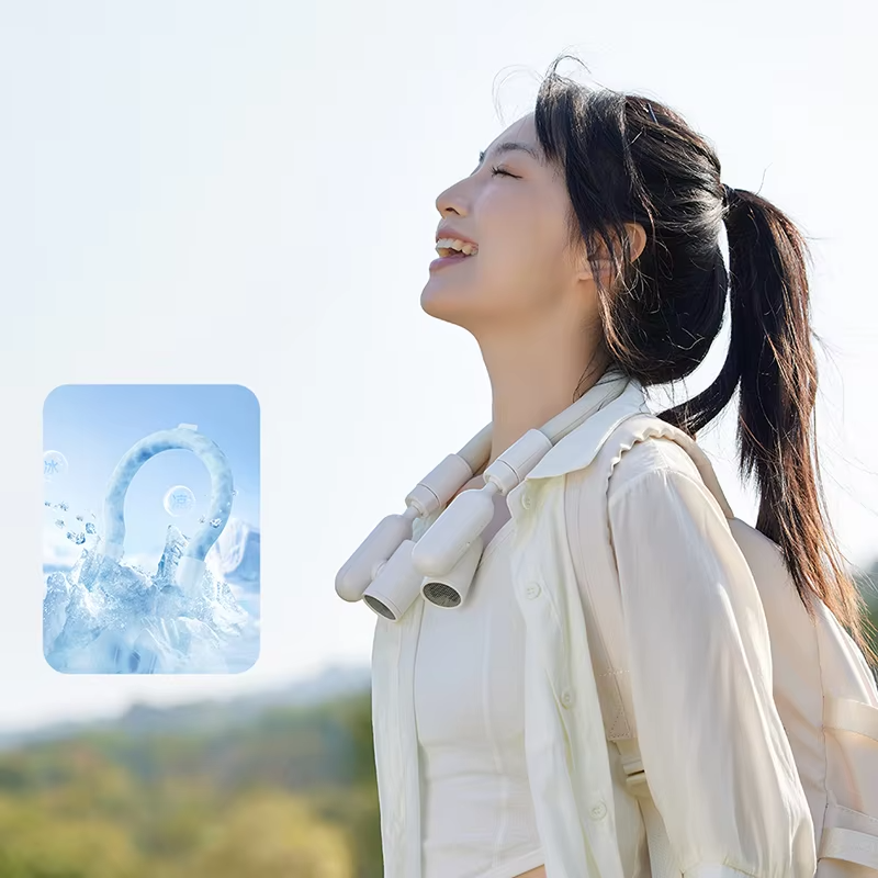 Large Wind Portable Outdoor Halter Small Fan Adjustable Angle Super Endurance Cool Halter Electric Fan - 图片 2