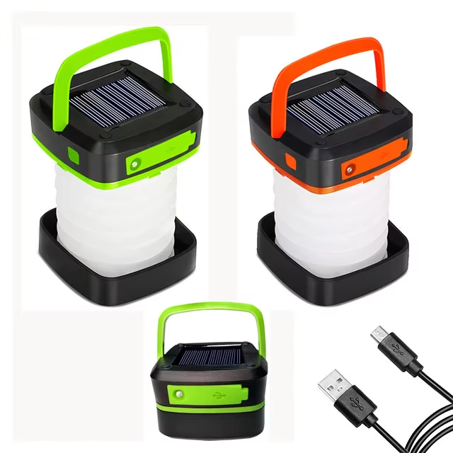 USB Charging and Discharging LED Portable Solar Camping Light 1W High-power Tent Light Outdoor Camping Waterproof Light - 图片 2