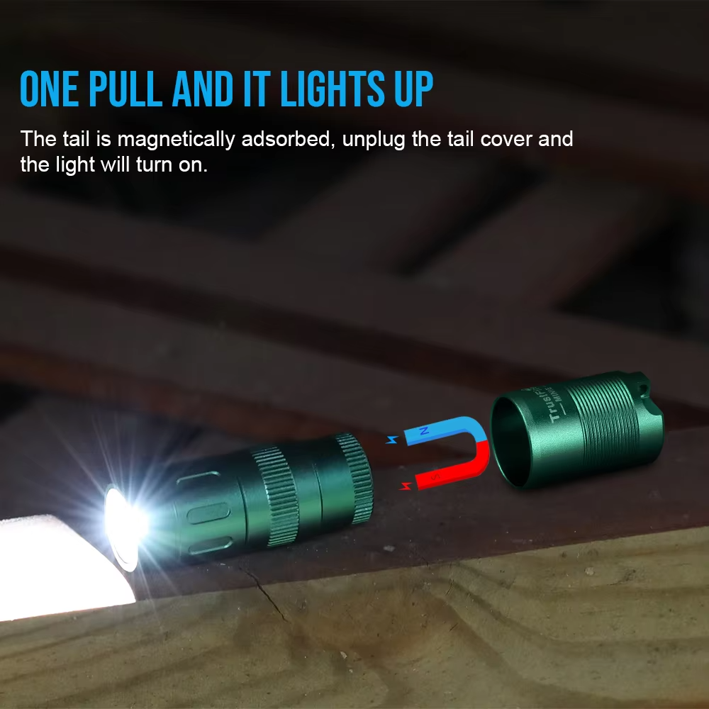 Trustfire Mini E 105 Lumen Led Ed Flashlight Rechargeable Usb-C Emergency Torch Book Light for Reading - 图片 3