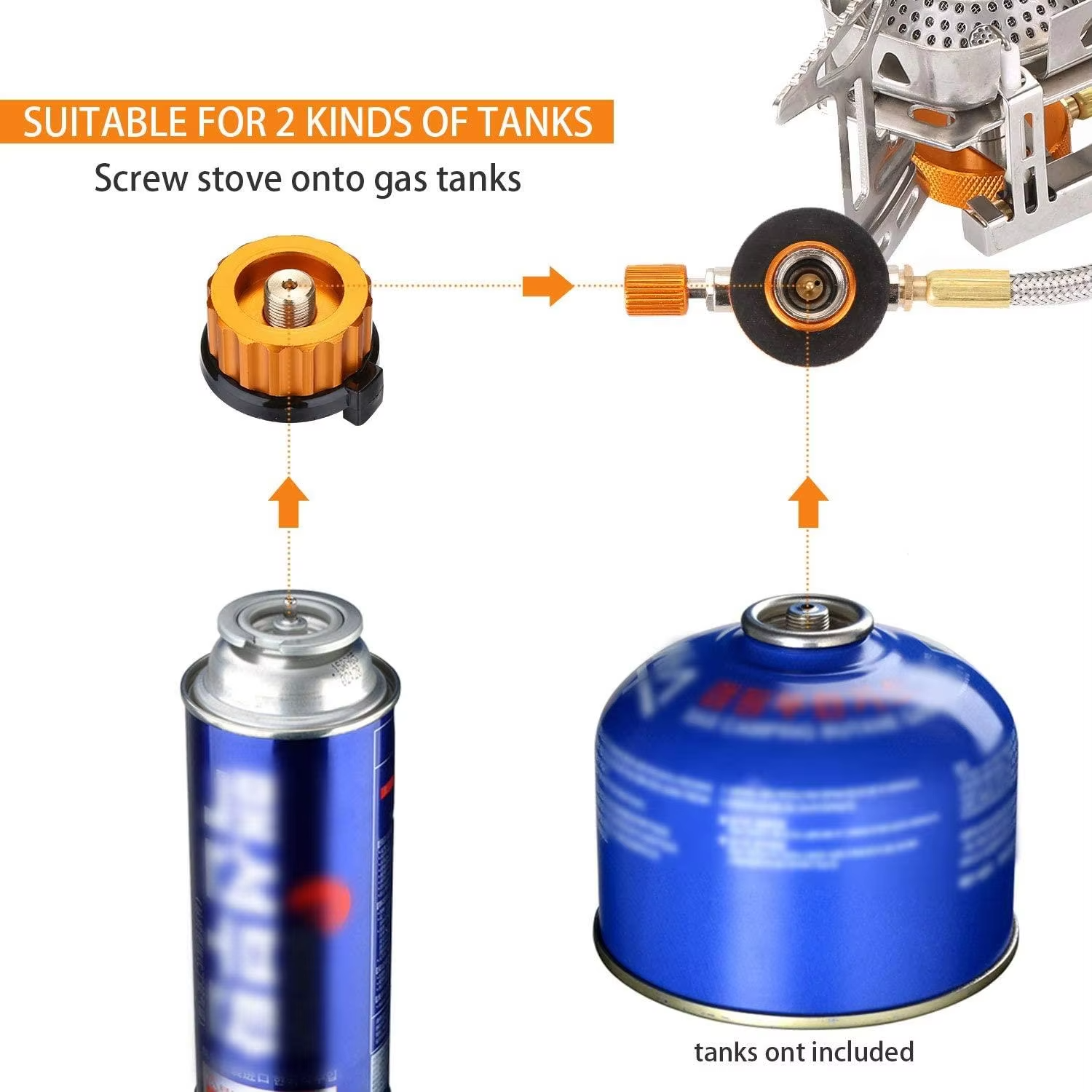 Portable Outdoor Camping Gas Stove Outdoor Camping Gas Stove Smokeless Wood Burning Stove - 图片 4
