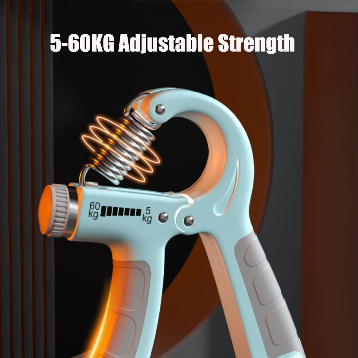 Wholesale 5-60kg Adjustable Digital Hand Grip Strength Training Resistance Hand StrengthTrainer Hand Grip - 图片 4