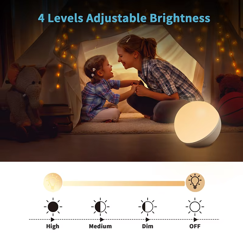 Memory Function Relaxation Baby Sleeps Sound White Noise Machine With Night Light - 图片 4