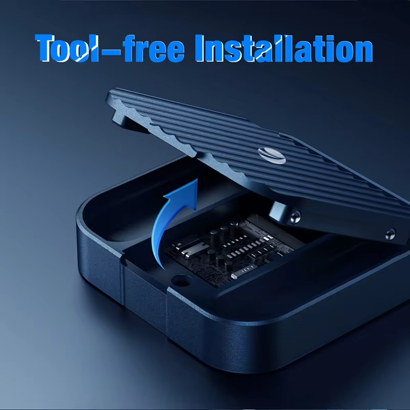 Aluminum Shell Magnetic 2TB SSD Enclosure Casing Type C USB to M.2 2230 NVME SATA 10Gbps Transfer - 图片 5