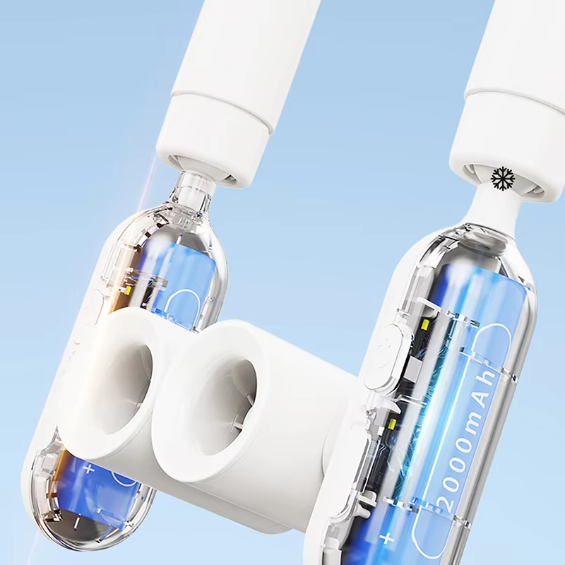 Large Wind Portable Outdoor Halter Small Fan Adjustable Angle Super Endurance Cool Halter Electric Fan - 图片 6