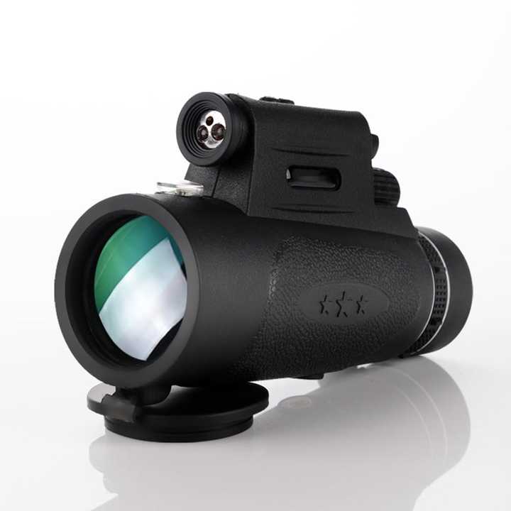 50x60 Monocular with Laser and Light Outdoor Monocular for Camping Hiking Nature Observation