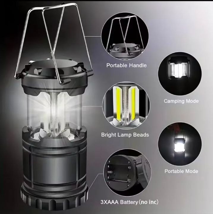 Camping Lamp Waterproof Continuous Dimming LED Lantern