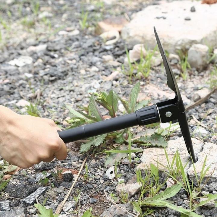 Portable Folding Shovel Multitool Spade Multifunctional Entrenching Tool for Gardening, Camping,Hiking, Fishing - 图片 4
