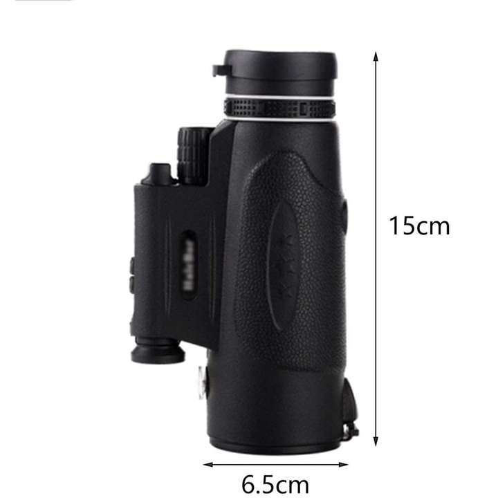 50x60 Monocular with Laser and Light Outdoor Monocular for Camping Hiking Nature Observation - 图片 6