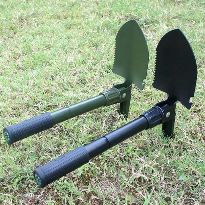 Portable Folding Shovel Multitool Spade Multifunctional Entrenching Tool for Gardening, Camping,Hiking, Fishing - 图片 6