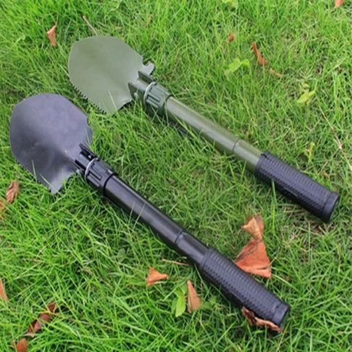Portable Folding Shovel Multitool Spade Multifunctional Entrenching Tool for Gardening, Camping,Hiking, Fishing - 图片 3